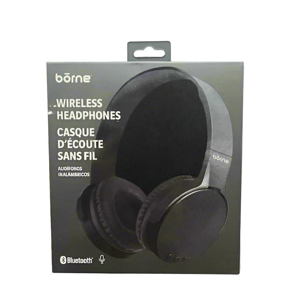 Wholesale-Borne BTHP05 Wireless Bluetooth Headphones (Black)-Headphone-Electro Vision Inc