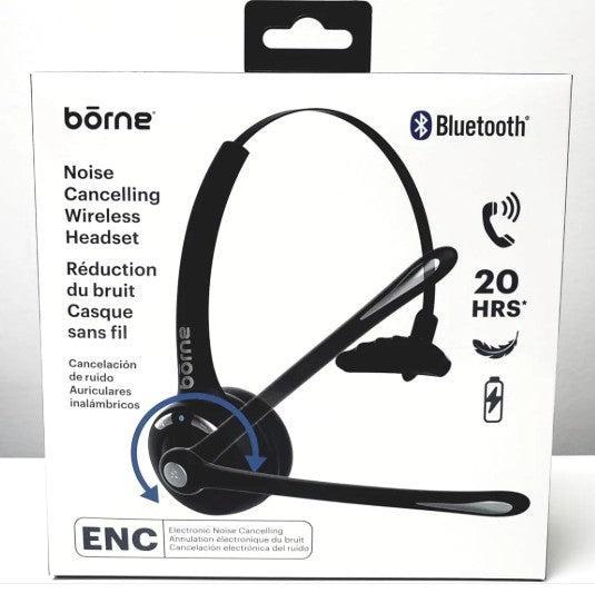 Wholesale-Borne BTHP05 Wireless Bluetooth Headphones w Mic - Black-Earbuds | Headphone-Electro Vision Inc
