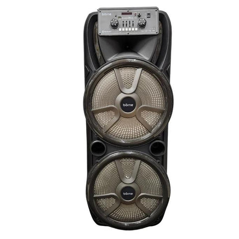 Wholesale-Borne BTSPK149 - 15" x 2 Bluetooth Wireless Speaker 1200W-Electro Vision Inc