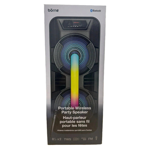 Wholesale-Borne BTSPK168 Bluetooth Wireless Speaker - 8" x 2-Electro Vision Inc