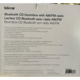 Wholesale-Borne PRCD685B Portable CD Boombox with AM/FM Radio, Bluetooth, and AUX Input-CD Players & Recorders-Electro Vision Inc