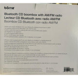 Wholesale-Borne PRCD685B Portable CD Boombox with AM/FM Radio-Boombox-Electro Vision Inc