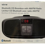 Wholesale-Borne PRCD685B Portable CD Boombox with AM/FM Radio-Boombox-Electro Vision Inc