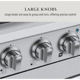 Wholesale-Brama BR3001SSGG Gas Range and Oven 30"-Gas Range-Electro Vision Inc