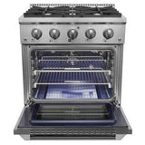 Wholesale-Brama BR3001SSGG Gas Range and Oven 30"-Gas Range-Electro Vision Inc