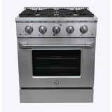 Wholesale-Brama BR3001SSGG Gas Range and Oven 30"-Gas Range-Electro Vision Inc
