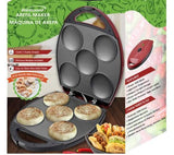 Wholesale-Brentwood AR137R Non-Stick Arepa Maker (Red)-Arepa Maker-Electro Vision Inc