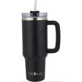 Wholesale-Brentwood CMB1200BK Travel Mug with Handle Black - 40 Oz-Tumbler-Electro Vision Inc