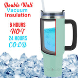 Wholesale-Brentwood CMB1200BL Stainless Steel Blue Tumbler - 40 Oz-Electro Vision Inc