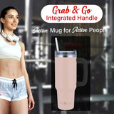 Wholesale-Brentwood CMB1200PK Stainless Steel Pink Tumbler - 40 Oz-Tumbler-Electro Vision Inc