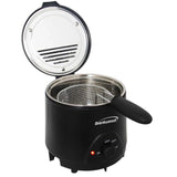 Wholesale-Brentwood DF715BK Electric Deep Fryer 1.6 QRT-Deep Fryer-Electro Vision Inc
