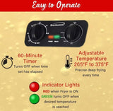 Wholesale-Brentwood DF730S Deep Fryer 12 Cup-Deep Fryer-Electro Vision Inc