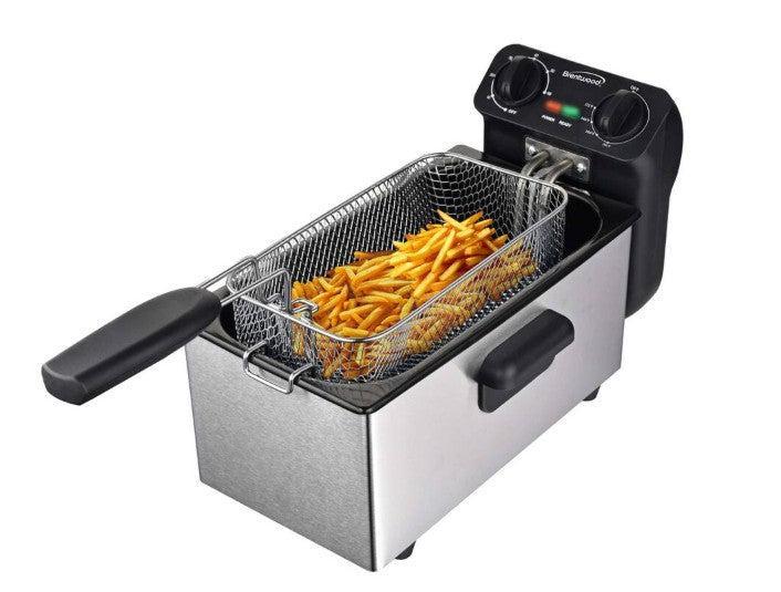 Wholesale-Brentwood DF730S Deep Fryer 12 Cup-Deep Fryer-Electro Vision Inc