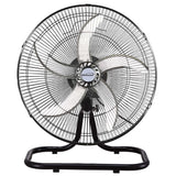 Wholesale-Brentwood F1831B Kool Zone 3 in 1 Speed 18" Industrial Fan Black-Electro Vision Inc