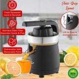 Wholesale-Brentwood J26BK Electric Citrus Juicer 80W - Black-Juicer-Electro Vision Inc