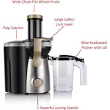 Wholesale-Brentwood JC1000 - 2 Speed Power Juicer 1000 Watt-Juicer-Bre-JC1000-Electro Vision Inc