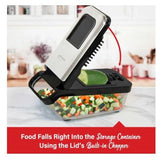 Wholesale-Brentwood KA5024BKS Vegetable Chopper/2 Interchangeable Stainless Steel Blades-Food Chopper & Processor-Electro Vision Inc