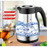 Wholesale-Brentwood KT-1962BK Tea Kettle Stainless Steel 1.9qt-Electric Kettles-Electro Vision Inc