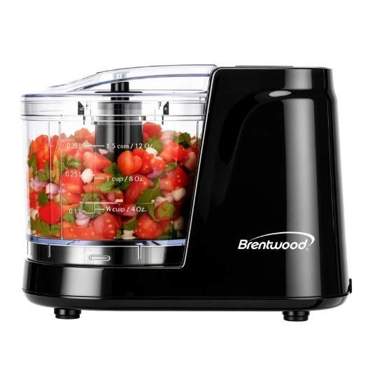 Wholesale-Brentwood MC102BK Mini Food Chopper cETL 350ML-Food Chopper & Processor-Electro Vision Inc
