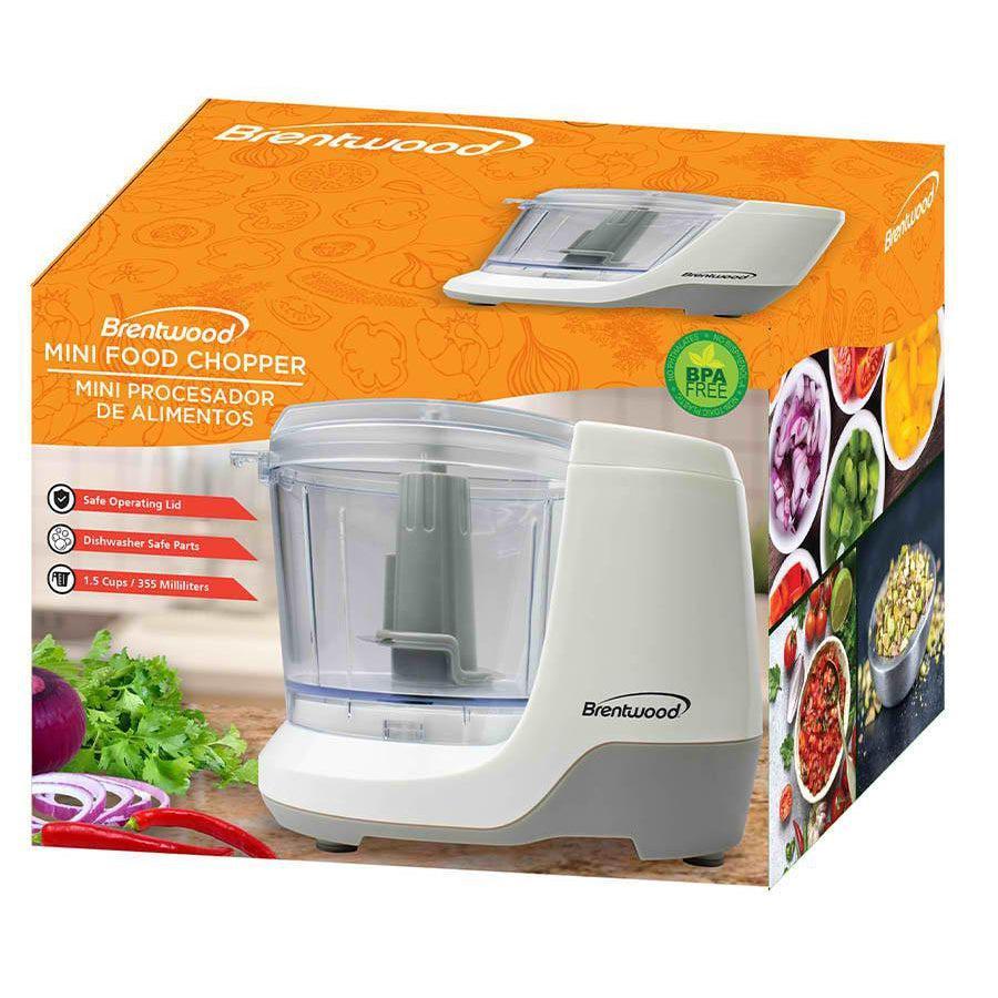 Wholesale-Brentwood MC109W Mini Food Chopper-Food Chopper & Processor-Electro Vision Inc
