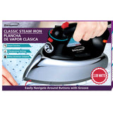 Wholesale-Brentwood MPI-70 Classic Steam Iron 1100W Chrome Plated-Iron-Electro Vision Inc