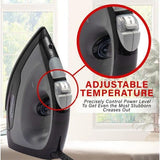 Wholesale-Brentwood MPI53 Non-Stick Steam Iron (Black)-Iron-Electro Vision Inc