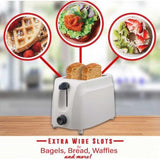 Wholesale-Brentwood TS-260W Toaster 2-Slice (White)-Toaster-Electro Vision Inc