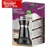 Wholesale-Brentwood TS119BK - Cordless Electric Moka Pot Espresso 550 Watts-Pot Espresso-Electro Vision Inc