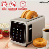 Wholesale-Brentwood TS228DS Select Digital 2 Slice Toaster - Silver-Toaster-Electro Vision Inc