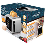 Wholesale-Brentwood TS228DS Select Digital 2 Slice Toaster - Silver-Toaster-Electro Vision Inc