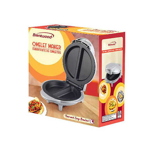 Wholesale-Brentwood TS255 OMELET MAKER - SS-Omeet Maker-Electro Vision Inc
