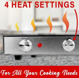 Wholesale-Brentwood TS381 Infrared Single Burner-Electric Burner-Electro Vision Inc