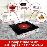 Wholesale-Brentwood TS381 Infrared Single Burner-Electric Burner-Electro Vision Inc
