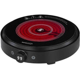 Wholesale-Brentwood TS383DBK Infrared Single Burner-Burner-Electro Vision Inc