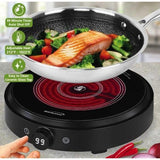 Wholesale-Brentwood TS383DBK Infrared Single Burner-Burner-Electro Vision Inc