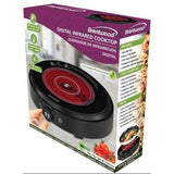 Wholesale-Brentwood TS383DBK Infrared Single Burner-Burner-Electro Vision Inc