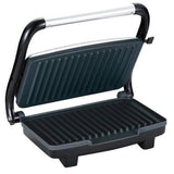 Wholesale-Brentwood TS611 Compact Panini Maker - Black/Stainless Steel-Panini Maker-Electro Vision Inc