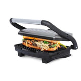 Wholesale-Brentwood TS611 Compact Panini Maker - Black/Stainless Steel-Panini Maker-Electro Vision Inc