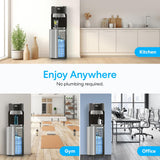 Wholesale-Brio CLTL320BSCP Hot/Cold Water Dispenser Bottom Load Black-Electro Vision Inc
