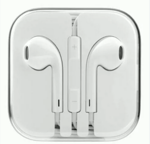 Apple MD827 Earphones 3.5mm Jack Connector Acrylic Clear Case