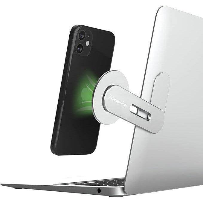 Chargeworx - Magnetic Monitor Mount for Most Cell Phones - Silver ...