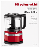 KitchenAid KFC3516ER Food Chopper 3.5 Cup - Red
