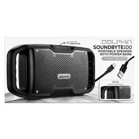 Dolphin S100 Portable Speaker with Power Bank