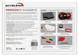 Accelr8 E681 Emergency Roadside Toolkit (31 Pc) - Black