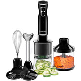 Wholesale-Chefman Immersion Blender, 2 Speeds, Stainless Steel Blades, Black, 300-Watt-Blender-Electro Vision Inc