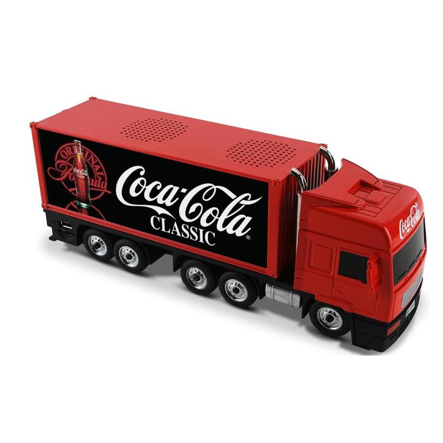 Wholesale-Coca-Cola Truck Shaped Bluetooth Speaker (USB, AUX, FM Radio, TF Card)-Speaker-Electro Vision Inc