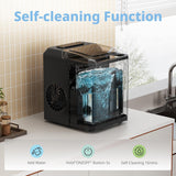 Wholesale-Comfee' CERI22B0ABB Countertop Ice Maker 22lbs in 24Hrs, 9 Ice Cubes in 8 Mi-Ice Maker-Electro Vision Inc