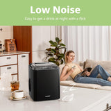 Wholesale-Comfee' CERI22B0ABB Countertop Ice Maker 22lbs in 24Hrs, 9 Ice Cubes in 8 Mi-Ice Maker-Electro Vision Inc