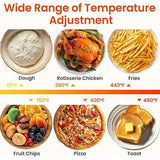 Wholesale-Comfee CO-F25A1-R/B Air Fryer Toaster Oven Combo Certified Refurbished 12-in-1-Electro Vision Inc