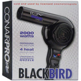 Wholesale-Conair BB075W Pro Blackbird Hair Dryer 2000 Watt-Hair Dryer-Electro Vision Inc